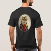 T-shirt Dessin de dessin de dessin de tigre en costume (Dos)