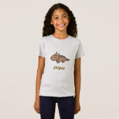 T-Shirt Dessin de dessin de lizard Tan Thorne (Devant entier)