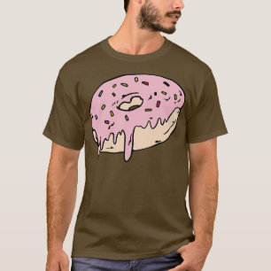 T-shirt Dessin de Donut rose cool
