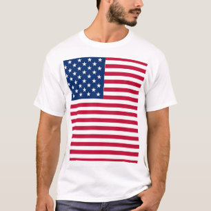 T-shirt Dessin de fierté du drapeau américain USA