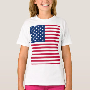 T-shirt Dessin de fierté du drapeau américain USA
