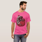 T-shirt Dessin de grenade (Devant entier)