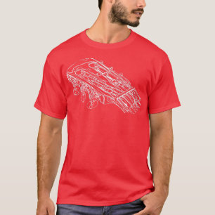 T-shirt Dessin de guitare Vintage pour hommes Guitariste82