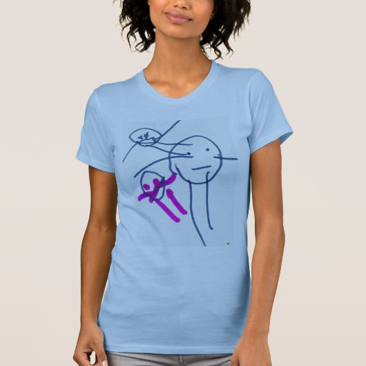 T-shirt dessin de hailees (Devant)
