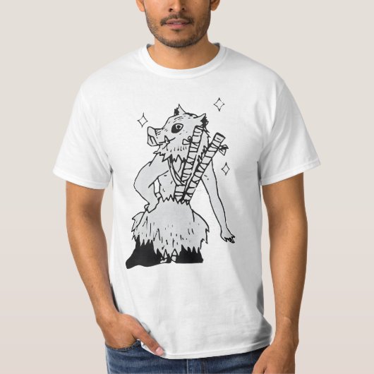 T-shirt Dessin de Hashibira Inosuke (Devant)