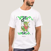 T-shirt Dessin de Hipster Gator - Mug d'art branché Alliga (Devant)