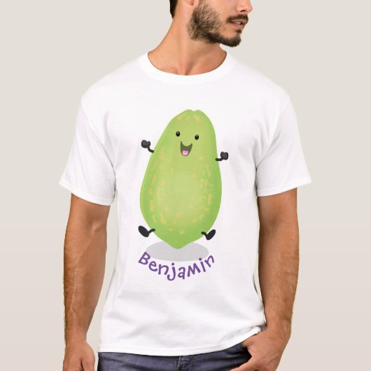 T-shirt dessin de la patte papaye de Cute kawaii (Devant)