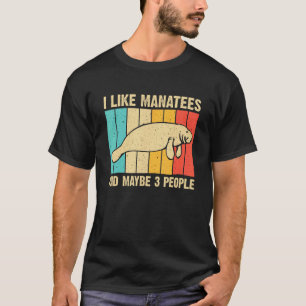 T-shirt Dessin de lamantin drôle pour hommes femmes vache 