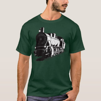 T-shirt Dessin de l'ancienne locomotive 1