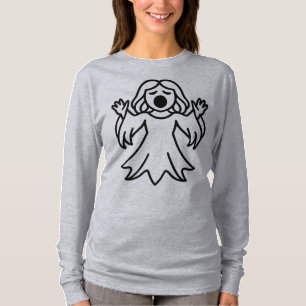 T-shirt Dessin de ligne de sigil de banshee de mignons enf