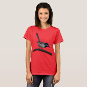 T-shirt Dessin de lin (Devant entier)