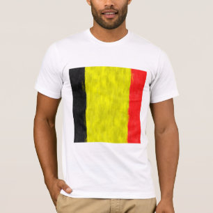 T-shirt Dessin de peinture à l'huile de Belgique
