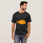 T-shirt Dessin de poisson simple (Devant entier)
