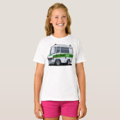 T-shirt Dessin de police Van (Devant entier)