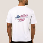 T-shirt Dessin de script de drapeau Semiquincentennial Ame (Dos)