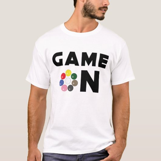 T-shirt Dessin de snooker drôle (Devant)