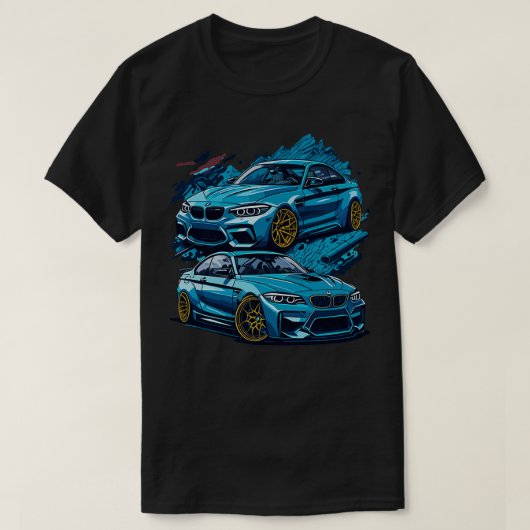 T-shirt Dessin de style BMW M3 (Design devant)