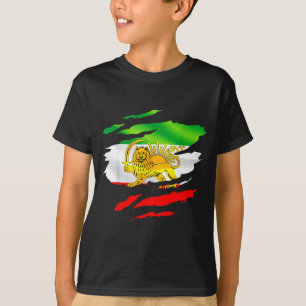 T-shirt Dessin de survivant de carte de lion de soleil de