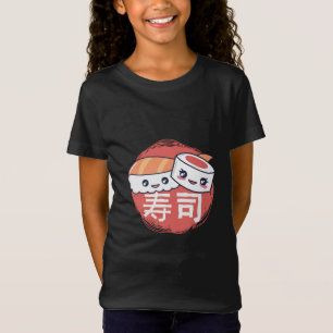 T-Shirt Dessin de sushi animé drôle