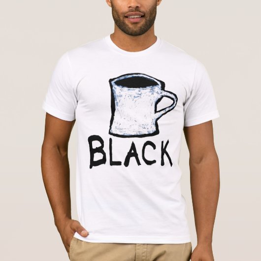T-shirt Dessin de tasse de café de Vonnegut (Devant)