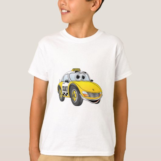 T-shirt Dessin de taxi (Devant)