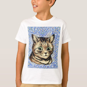 T-shirt Dessin de tête de chat par Louis Wain