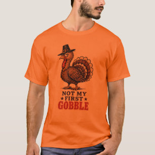 T-shirt Dessin de Thanksgiving pour un dindon pas novice