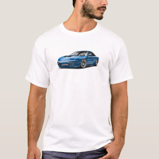 T-shirt dessin de voiture bleue 240sx