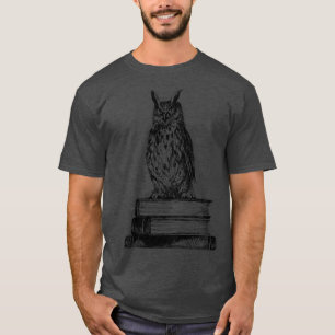 T-shirt Dessin d'encre de la bibliothèque