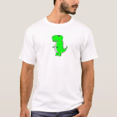 T-shirt Dessin Dinosaure Vert (Devant)