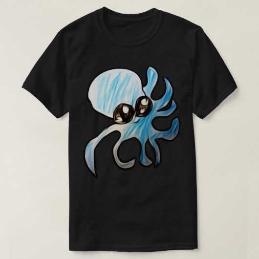 T-shirt Dessin d'octopus mignon (Design devant)