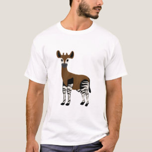 T-shirt Dessin d'Okapi, Animal Majestic Okapi, Amateurs d'