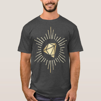 T-shirt Dessin d'or diamant
