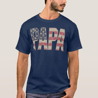 T-shirt Dessin drôle de Papa pour Grand-père de la part de