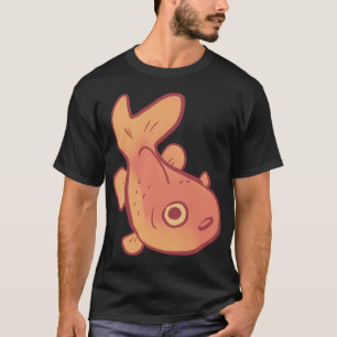 T-shirt Dessin drôle de poisson rouge