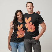 T-shirt Dessin drôle de poisson rouge (Unisexe)