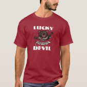 T-shirt Dessin du joueur de Devil Tasmanian Lucky Devil (Devant)