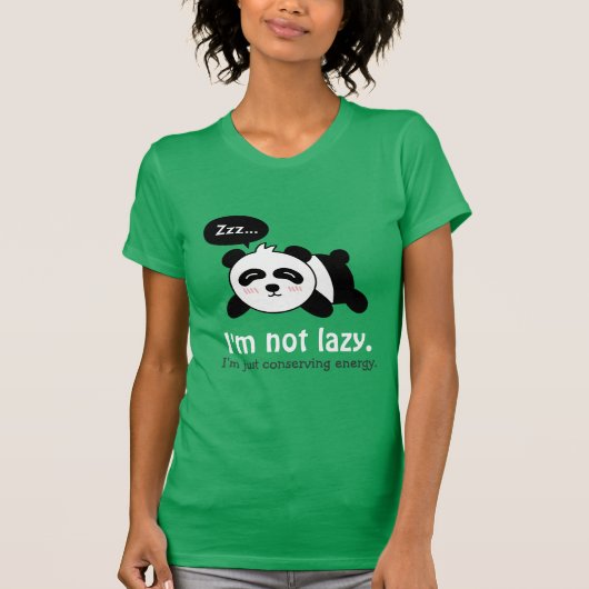 T-shirt Dessin du Panda dormant mignon (Devant)