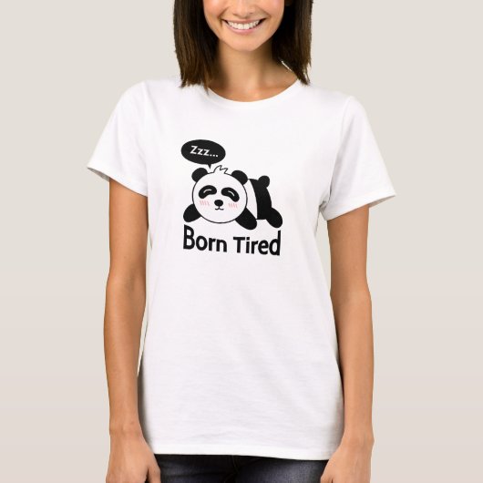 T-shirt Dessin du Panda dormant mignon (Devant)