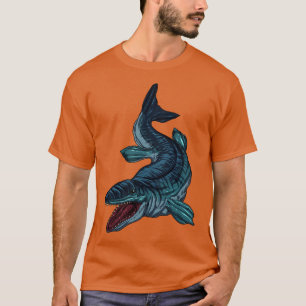 T-shirt Dessin d'un Mosasaurus