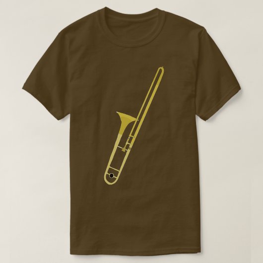 T-shirt Dessin d'un Trombone (Design devant)