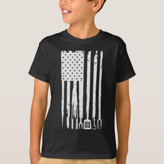 T-shirt Dessin Funny Bbq ! Pour les fans de fumer (Devant)