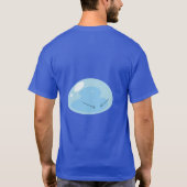 T-shirt dessin géométrique Violet (Dos)