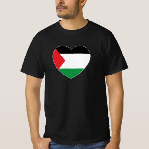T-shirt dessin graphique du pavillon de palestine mignon