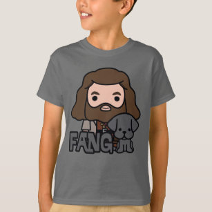 T-shirt Dessin Hagrid et Fang Character Art