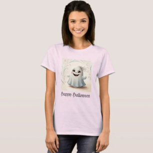 T-shirt Dessin Halloween d'un Ami Fantomatique Adorable
