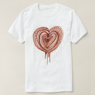 T-shirt Dessin musculaire de pompe (coeur)
