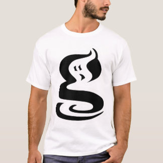 T-shirt Dessin numérique de fantôme – Hantise minimaliste