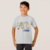 T-shirt Dessin original Tigre Chinois Nouvel An 2022 Enfan (Devant entier)