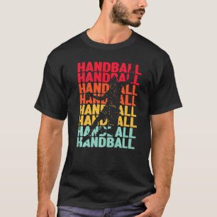 T-shirt Dessin rétro vintage drôle pour Handball P